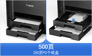 500頁大容量供紙