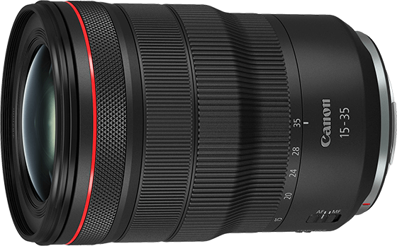 廣角變焦鏡頭RF15-35mm F2.8 L IS USM，廣角鏡頭可拍攝建筑及風光，也方便室內拍攝