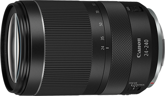 防抖功能強大的高倍變焦鏡頭RF24-240mm F4-6.3 IS USM。